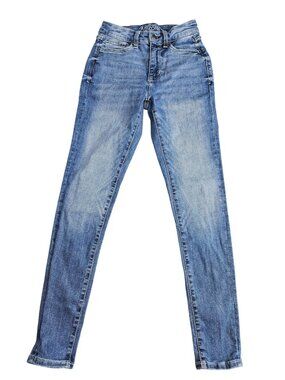 Arizona‎ Jean Co High Rise Jegging Jeans Juniors 1 Blue Med Wash Stretch Denim